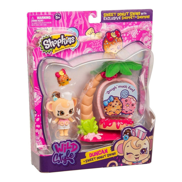 Shopkins Duncan + Sweet Donut Swing