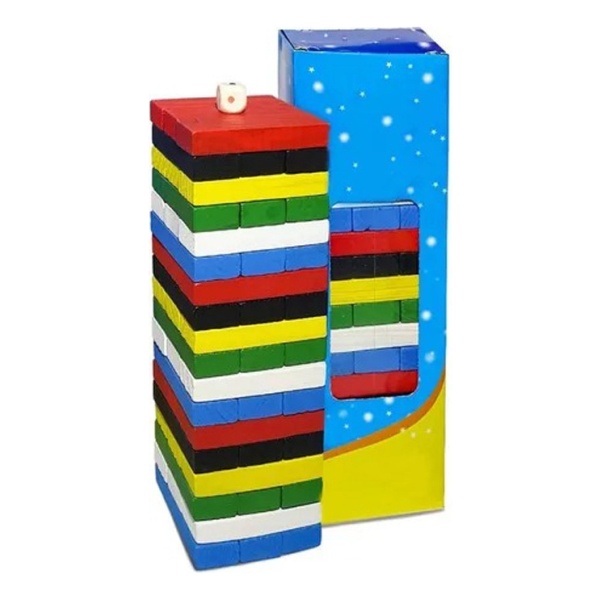 Juego Jenga De Colores Mundo Magico