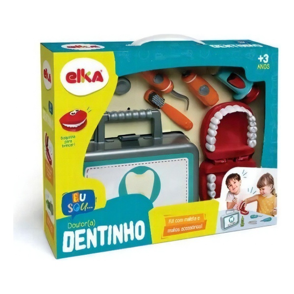 Kit De Dentista De Juguete Elka Mundo Magico