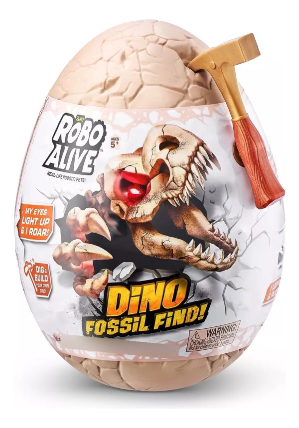 Huevo Robo Alive Dino Fósil Con Sorpresas Luz Y Sonido Mpuy - Image 10