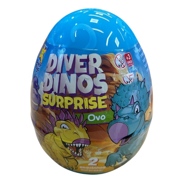 Huevo Sorpresa Diver Dinos C Dinosaurio Y Play-doh Divertoys