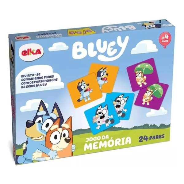 Juego De Memoria Bluey Mundo Magico